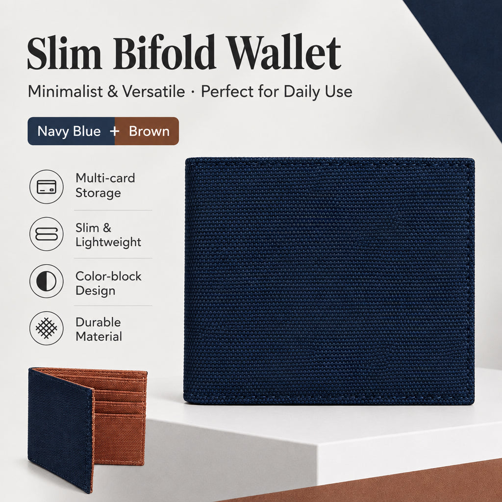 Handmade canvas wallet