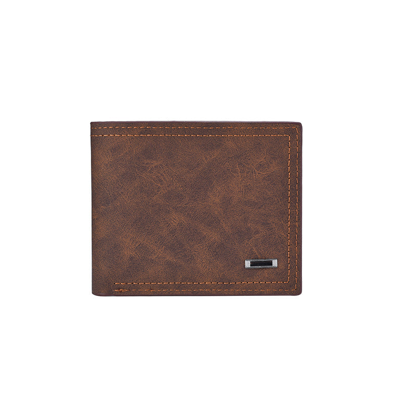 Men's Multifunctional Short Leather Wallet | Multiple Card Slots